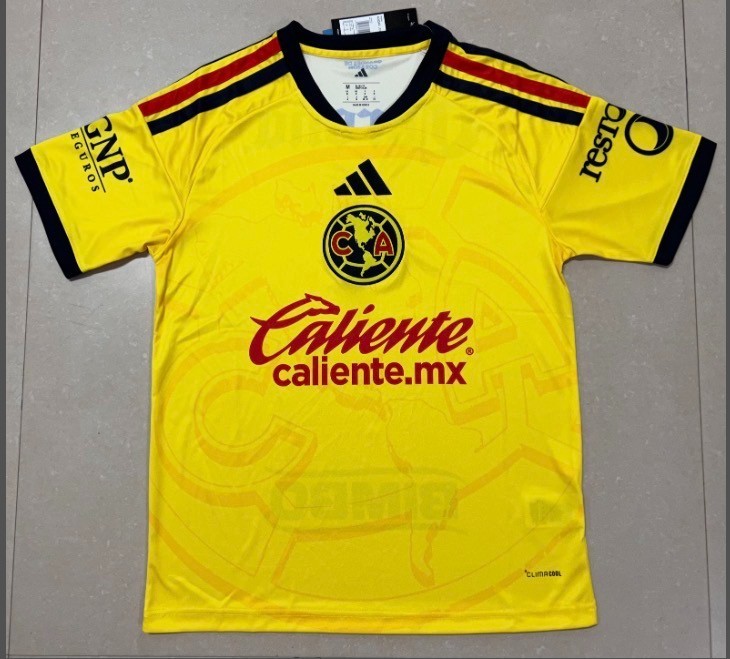 Camisa Club Aguilas del America Amarilla 2026 Jersey Manga corta s-4xl