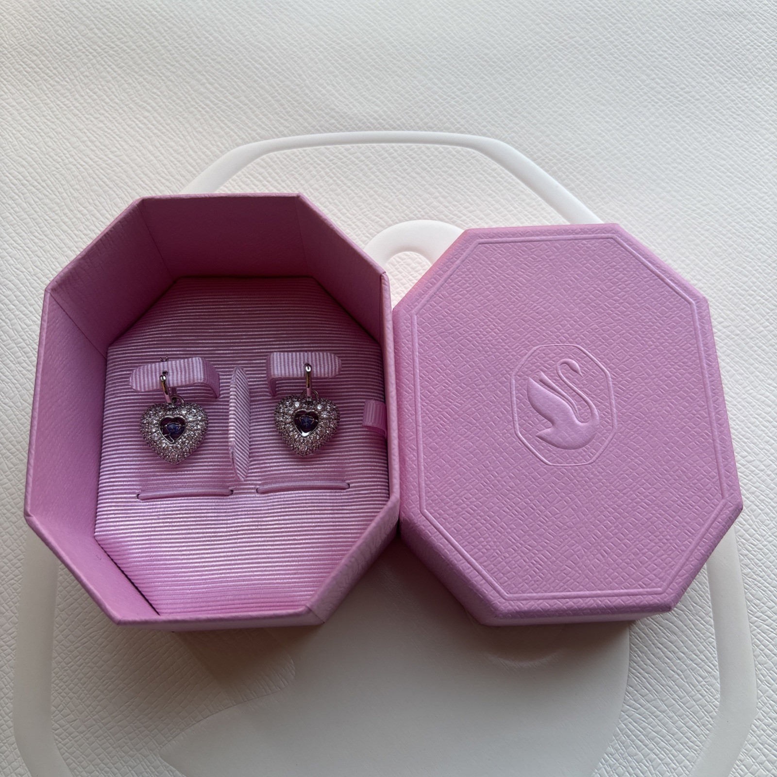 Swarovski Idyllia Heart Hoop Drop Earrings - Brand new with box Swarovski Idyllia Heart Hoop Drop Earrings - Brand new with box