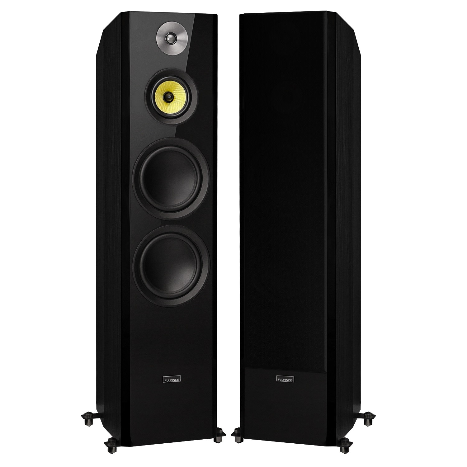 Fluance Signature HiFi 3-Way Floorstanding Speakers - Dual 8\