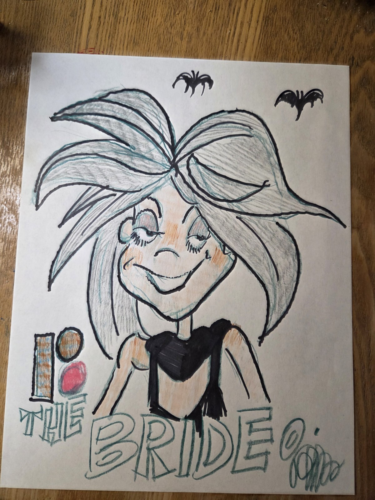 NEW Halloween drawing 🎃 of The Bride from Rankin/Bass' Mad, Mad, Mad Monsters NEW Halloween drawing 🎃 of The Bride from Rankin/Bass' Mad, Mad, Mad Monsters