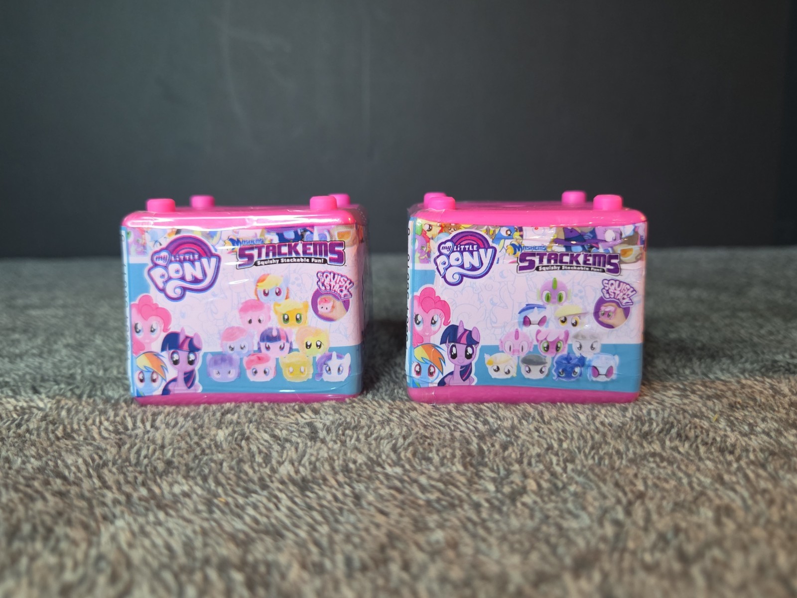 My Little Pony STACK’EMS Squishy 2 Pk Stackable Fun, Squish & Stack New