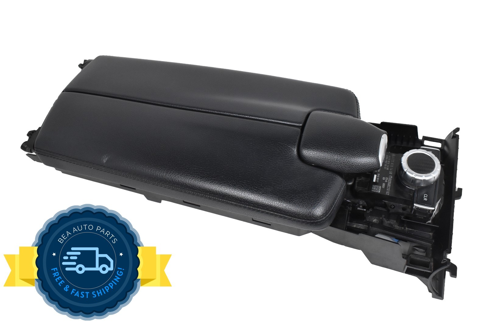 2012-2018 Mercedes CLS550 Center Console Black Leather Armrest Storage OEM 2012-2018 Mercedes CLS550 Center Console Black Leather Armrest Storage OEM