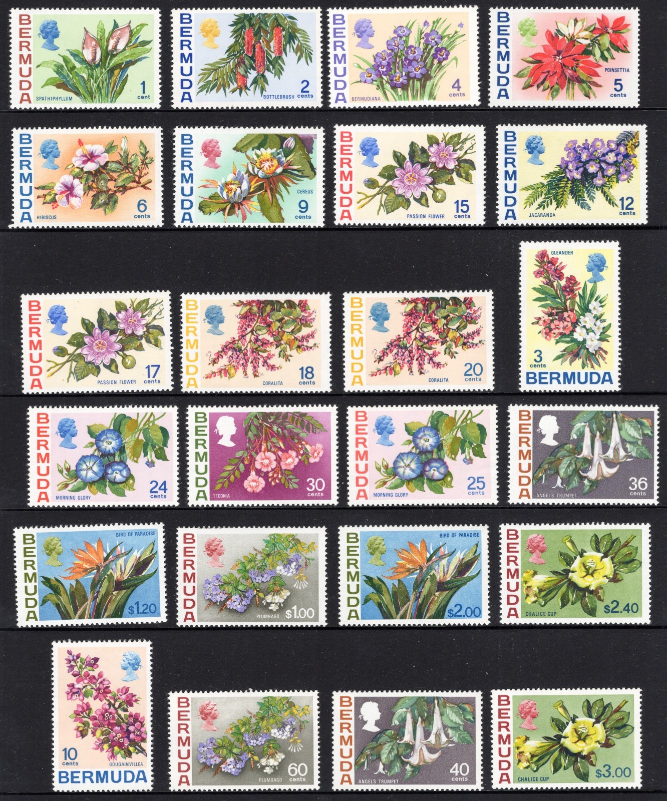 Bermuda 1970 flower (24v) MNH XF