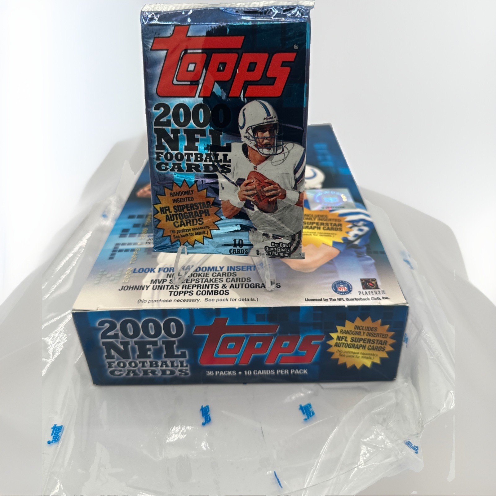 🔥 2000 Topps NFL Sealed Pack – Fresh Box – Autos Possible 🔥