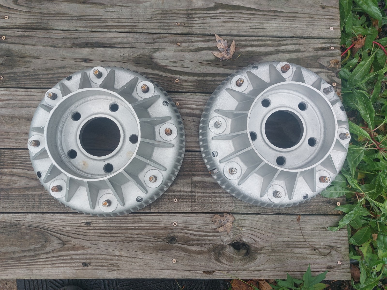 1963-67 Pontiac Grand Prix Catalina Bonneville Aluminum Rear 8-Lug Brake Drums 