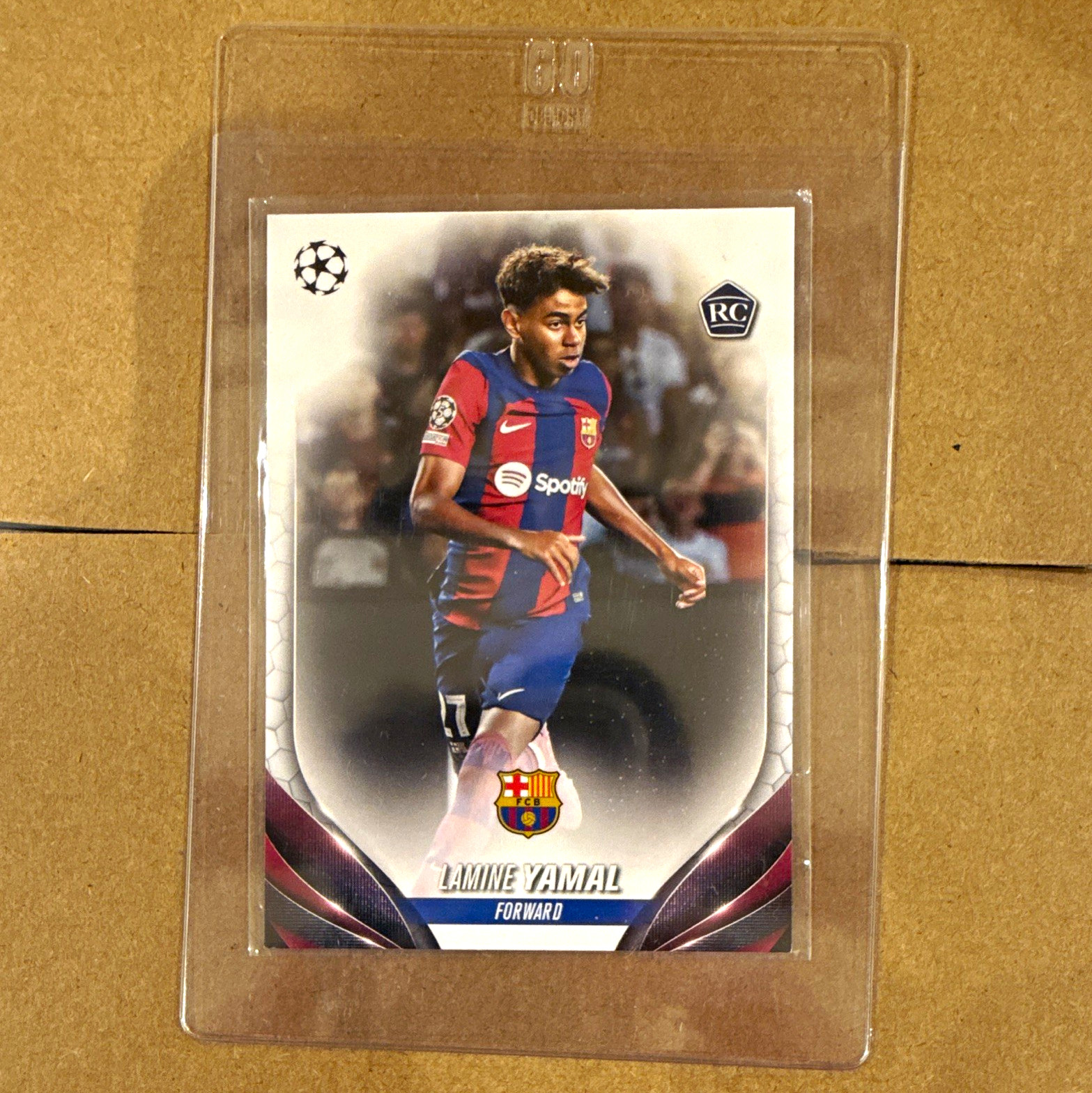 Topps 2023-24 UEFA Club Competitions Lamine Yamal #64 RC Base FC Barcelona Topps 2023-24 UEFA Club Competitions Lamine Yamal #64 RC Base FC Barcelona