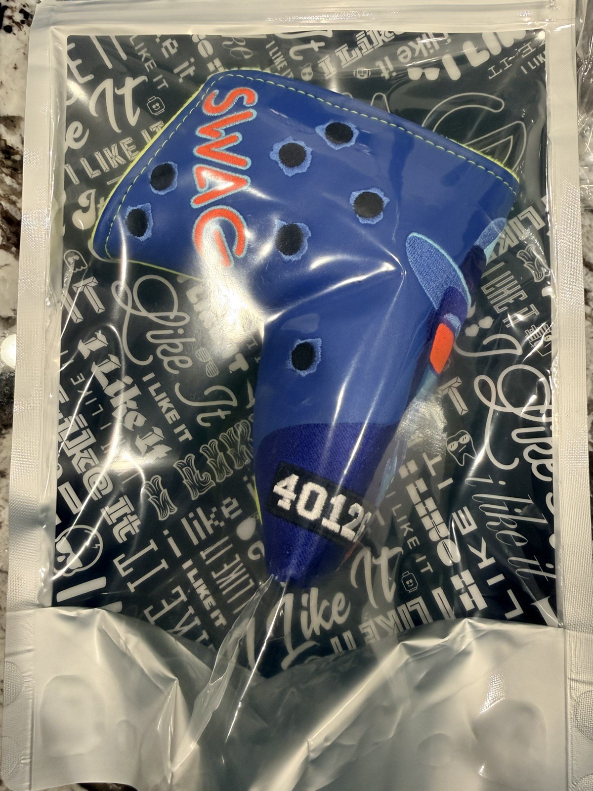 Swag Golf April Fools 1st 2026 Two Face Capone Blade Putter Cover New in hand