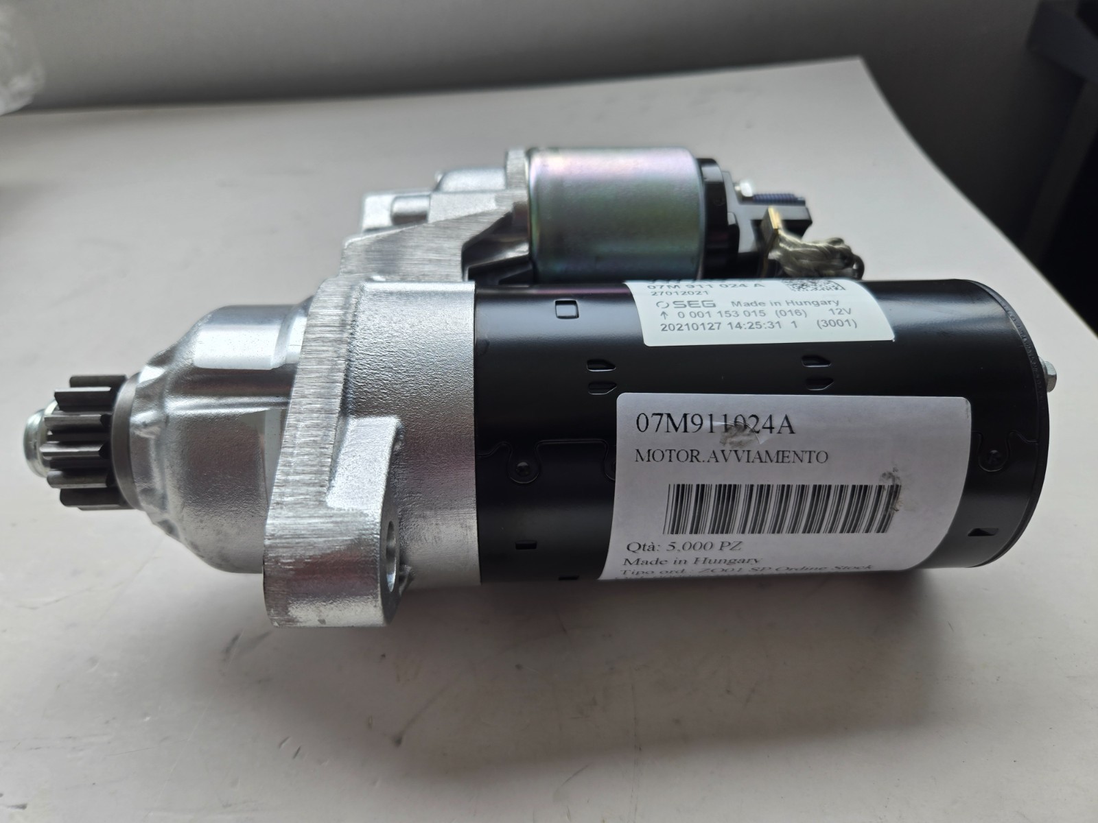 07M911024A Starter Motor Lamborghini Adventador LP700-4 LP720-4 LP740-4