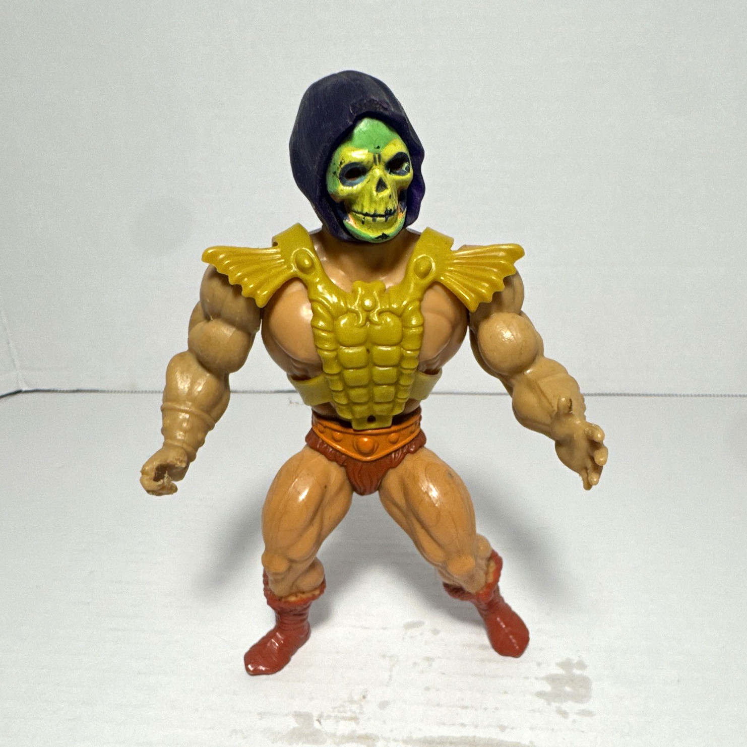 Vintage 1980s Mattel He-Man MOTU Action Figure Parts Lot Skeletor Buzz-Off Clawf
