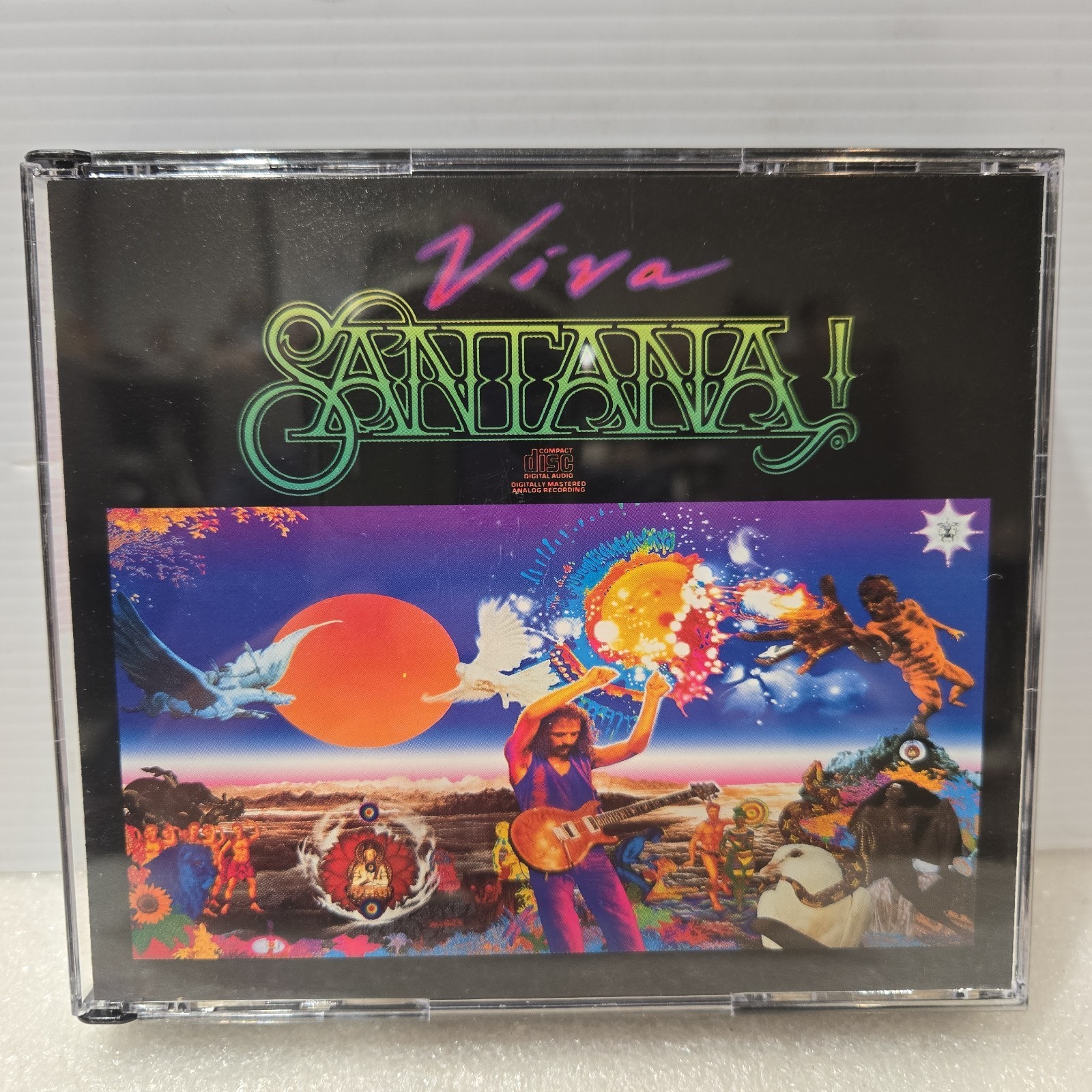 SANTANA Viva Santana Santana (2 CD Set) 1988 2 Discs Sony Very Good Condition SANTANA Viva Santana Santana (2 CD Set) 1988 2 Discs Sony Very Good Condition