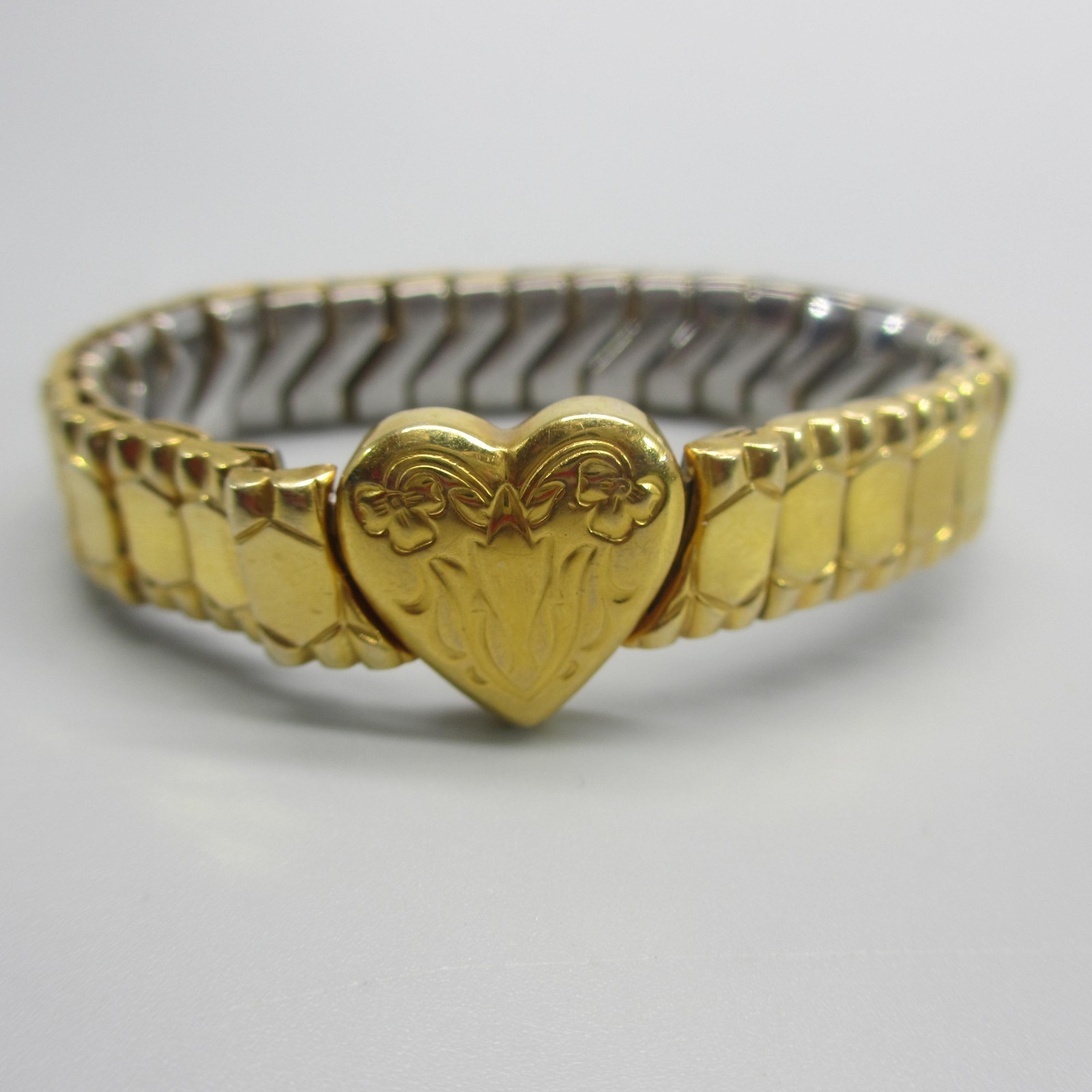 Vintage Gold Filled Sweetheart Bracelet Signed Bellavance Vintage Gold Filled Sweetheart Bracelet Signed Bellavance