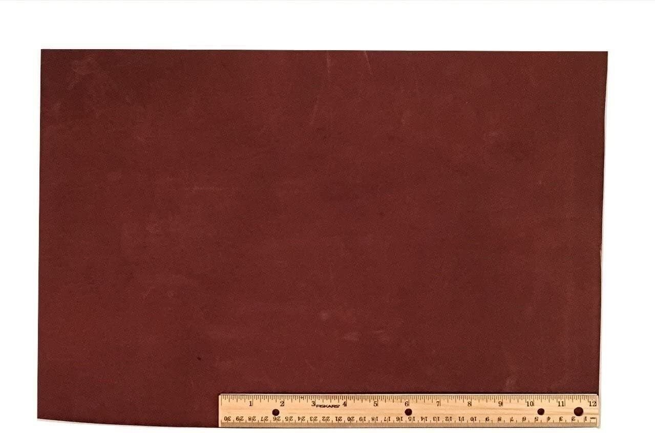 ELW Suede Lace Leather 2-4 oz. (1.4-2mm) Medium Brown Cowhide 12\
