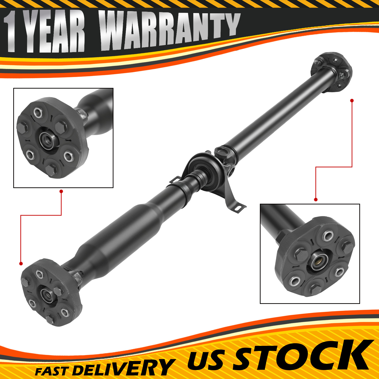 Rear Driveshaft Fits 2008-2012 Mercedes-Benz C230 C250 C300 C350 AWD 2044106606