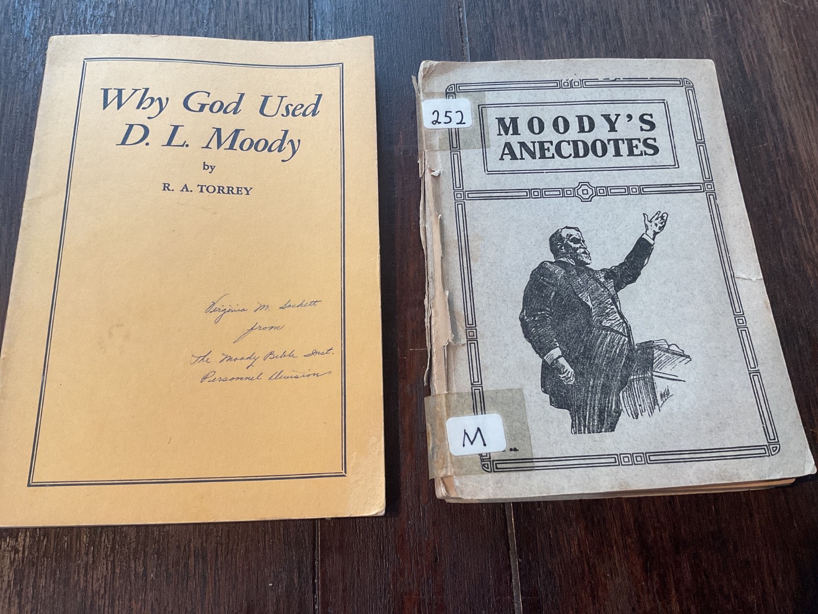 1898 D L Moody’s Anecdotes and Why God Used D.L. Moody Books  by R.A. Torrey