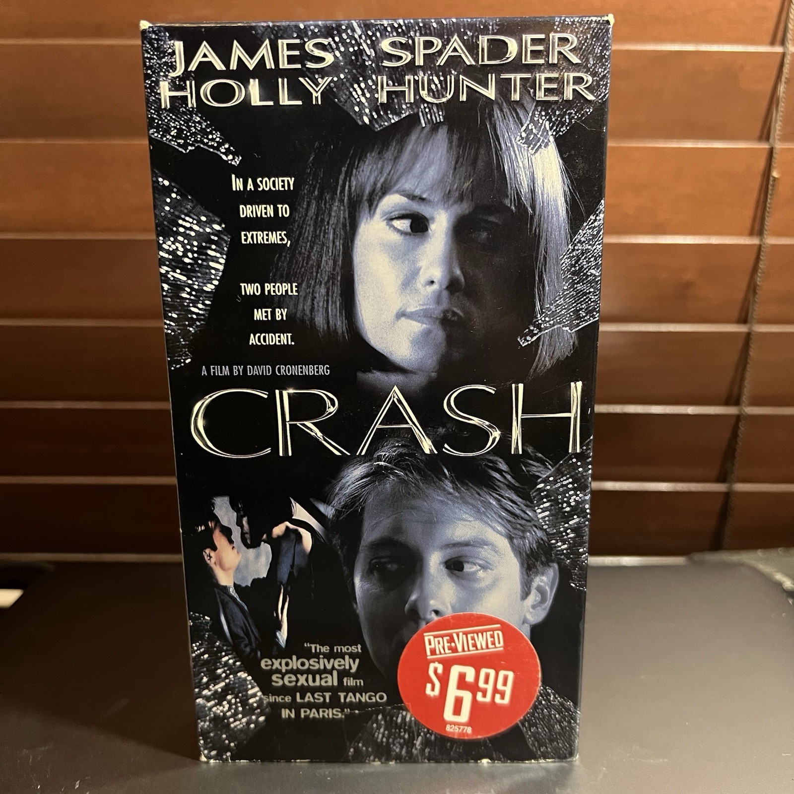 Crash (VHS 1996) David Cronenberg James Spader Holly Hunter Cult Classic R Rated