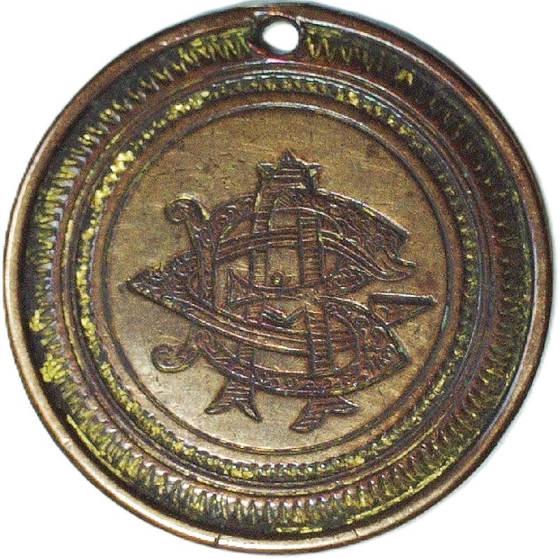 VINTAGE - VICTORIA D. G. REG. LOVE TOKEN - A G C - AMAZING ART - EC 8202