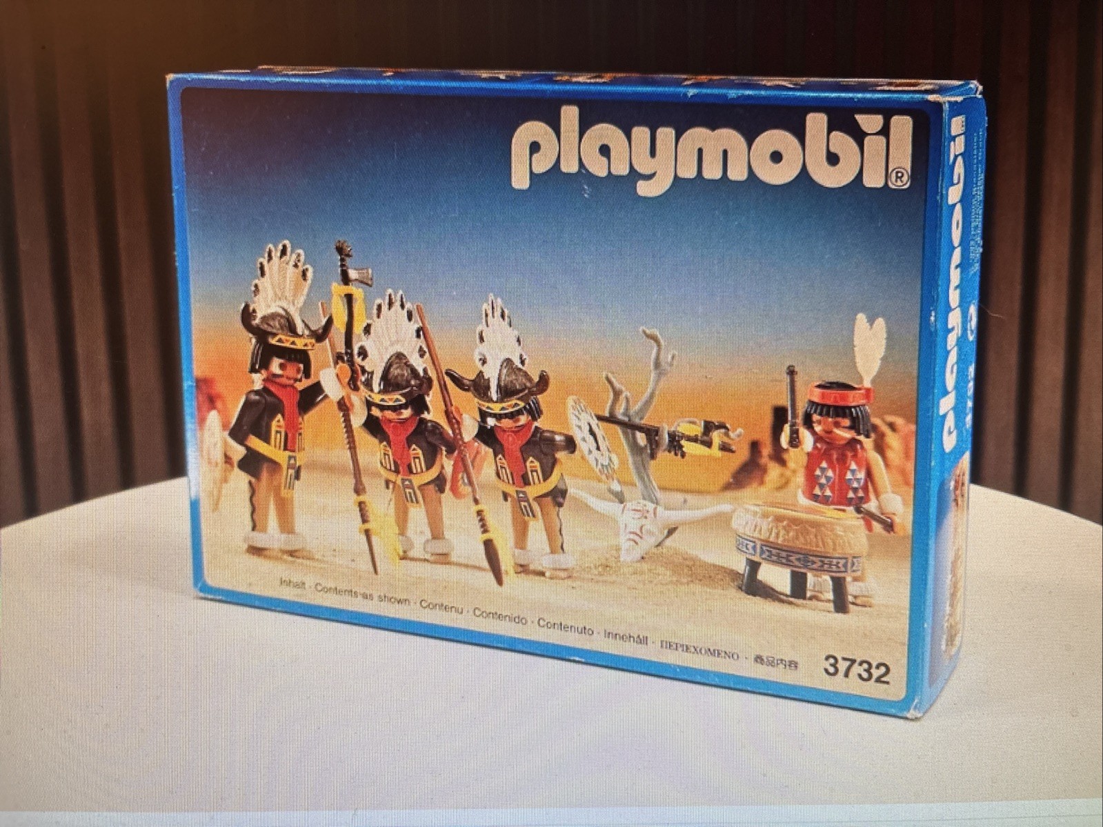 Vintage Playmobil 3732 Buffalo Dancers Sealed Set-b26 Vintage Playmobil 3732 Buffalo Dancers Sealed Set-b26