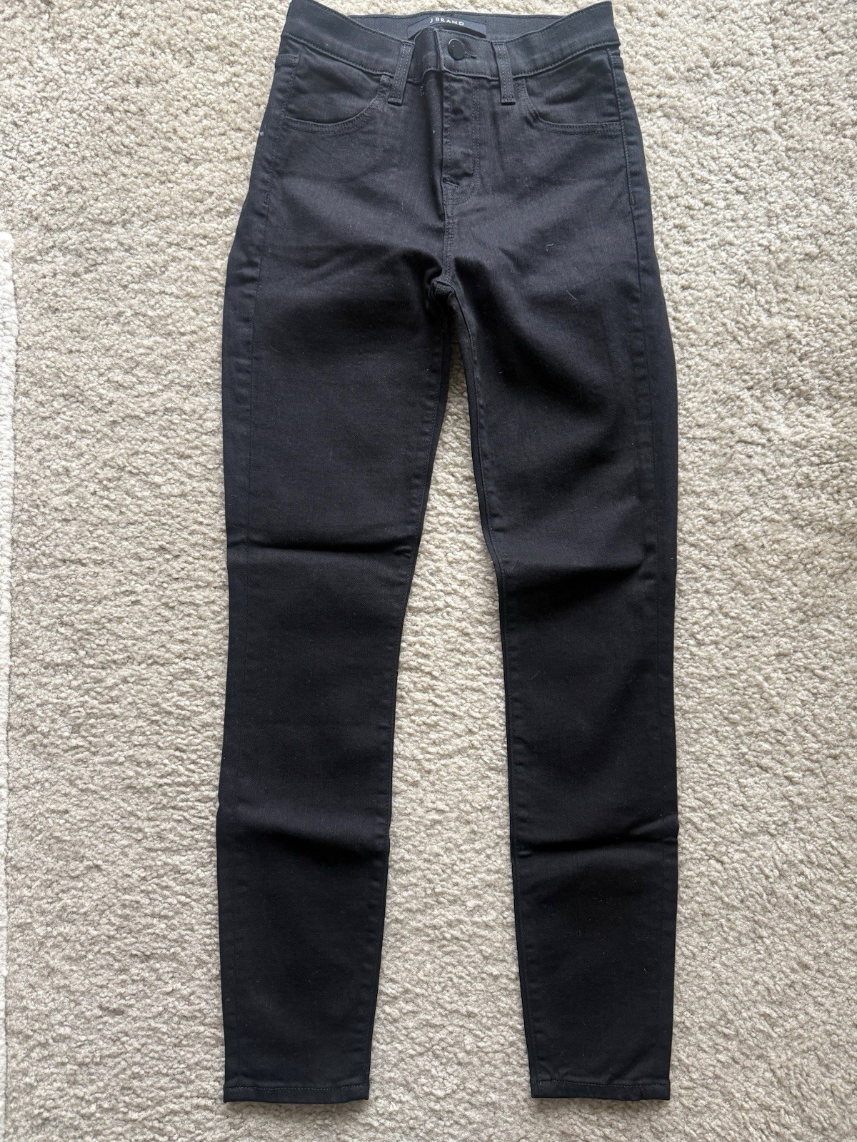 J Brand Alana Womens Black Mid Rise Skinny Jeans Size 23 Denim J Brand Alana Womens Black Mid Rise Skinny Jeans Size 23 Denim