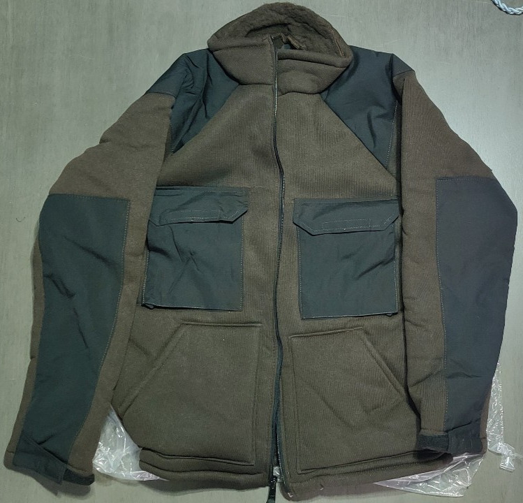 New Genuine US Military Cold Weather Brown Bear Suit Jacket Fleece - MEDIUM New Genuine US Military Cold Weather Brown Bear Suit Jacket Fleece - MEDIUM