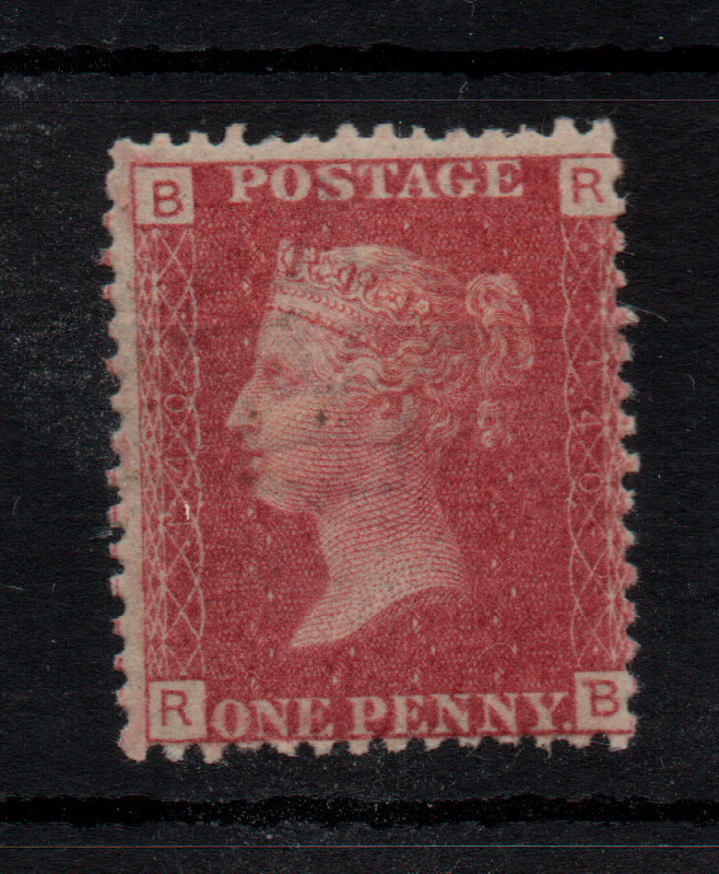 GB QV 1858 1d red SG43 Plate 140 unmounted mint WS48236