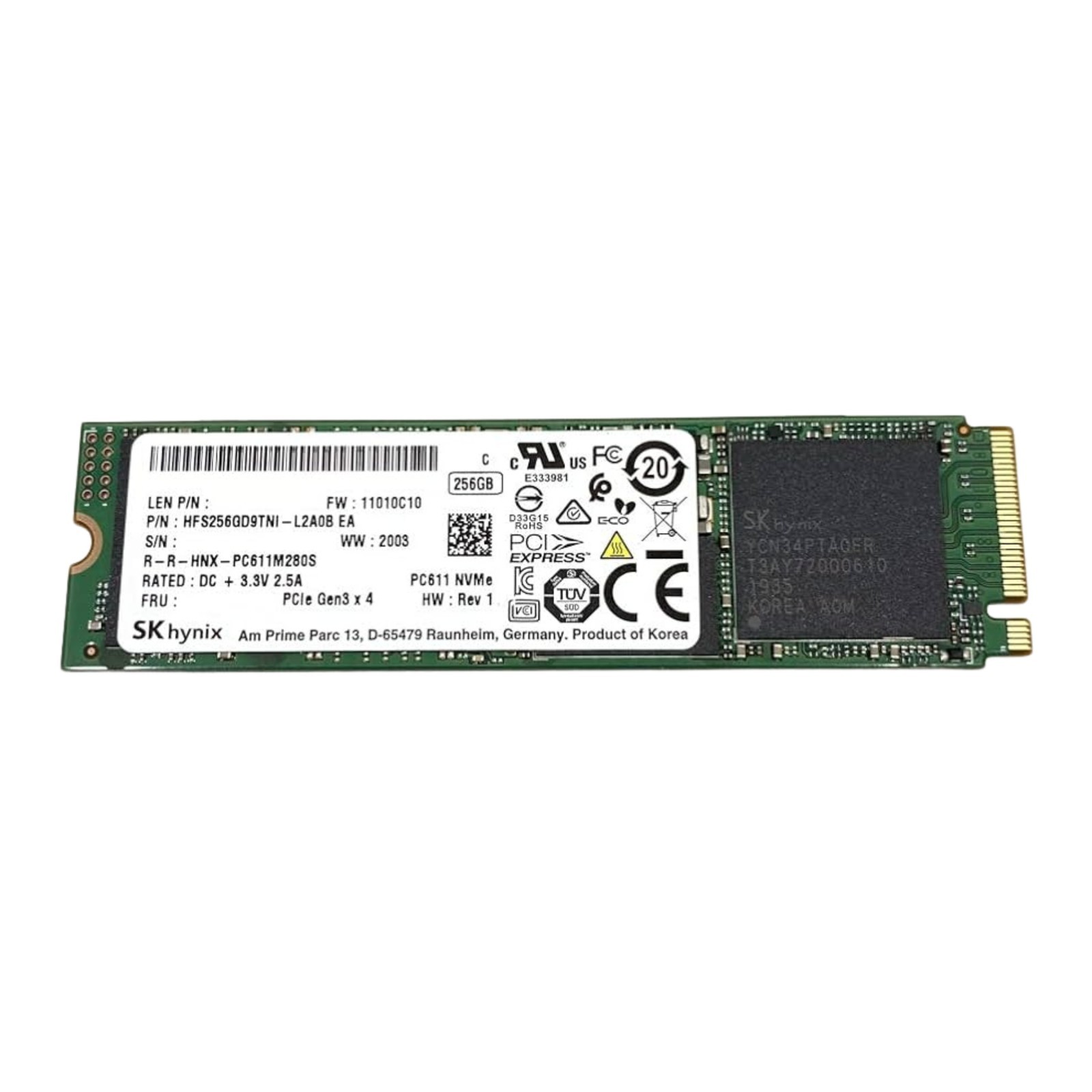 256 GB NVMe M.2 80mm SSD, Misc Models and Brands, Tested and Cleaned 256 GB NVMe M.2 80mm SSD, Misc Models and Brands, Tested and Cleaned