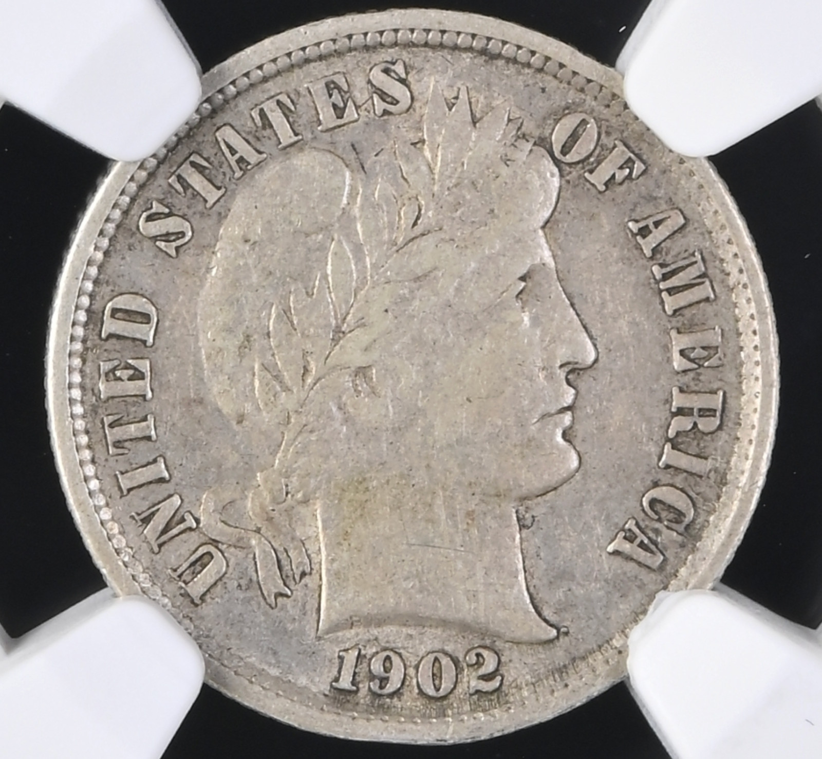 1902-S Barber Dime NGC XF-40