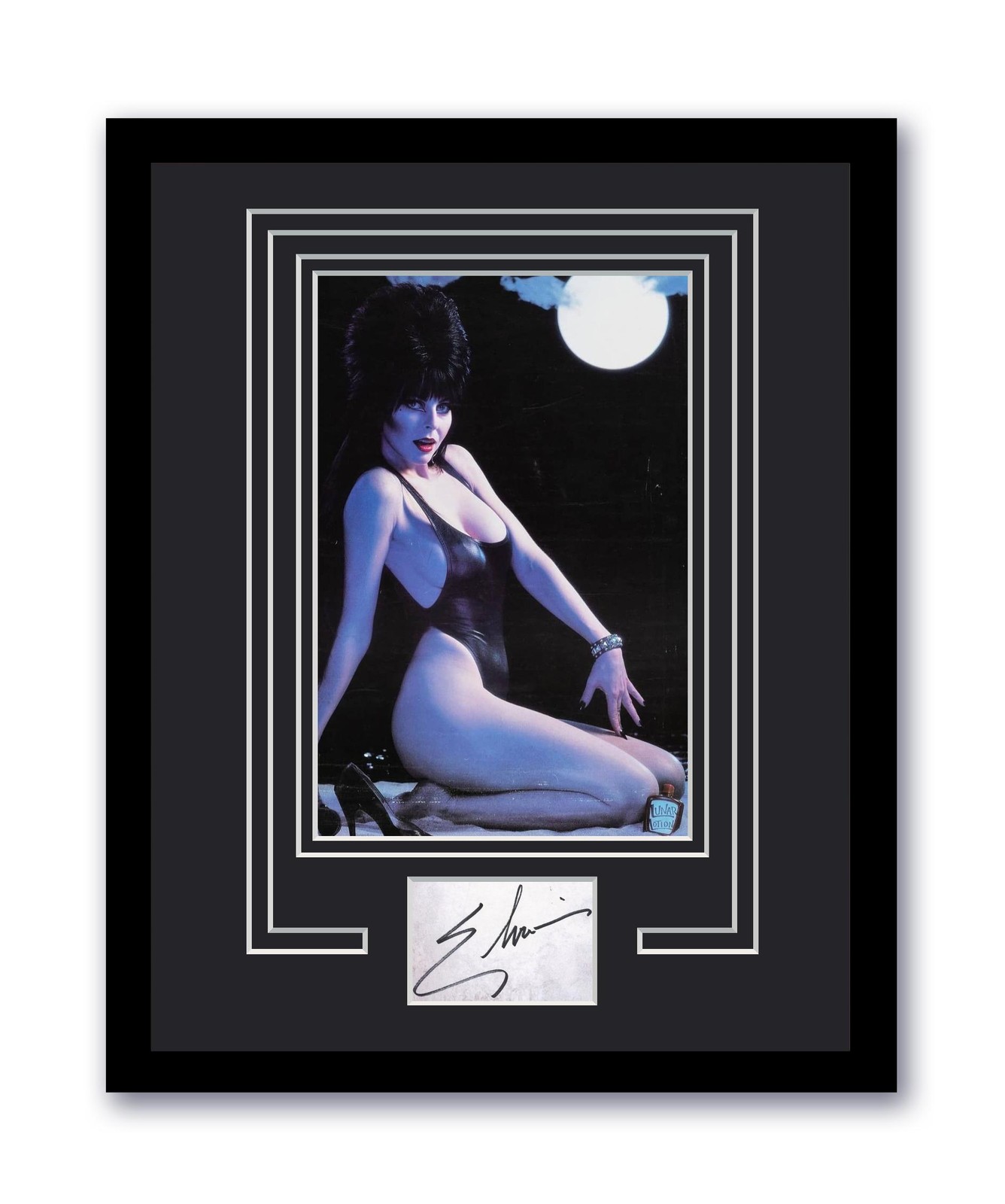 Elvira Autographed Signed 11x14 Framed Photo Cassandra Peterson ACOA