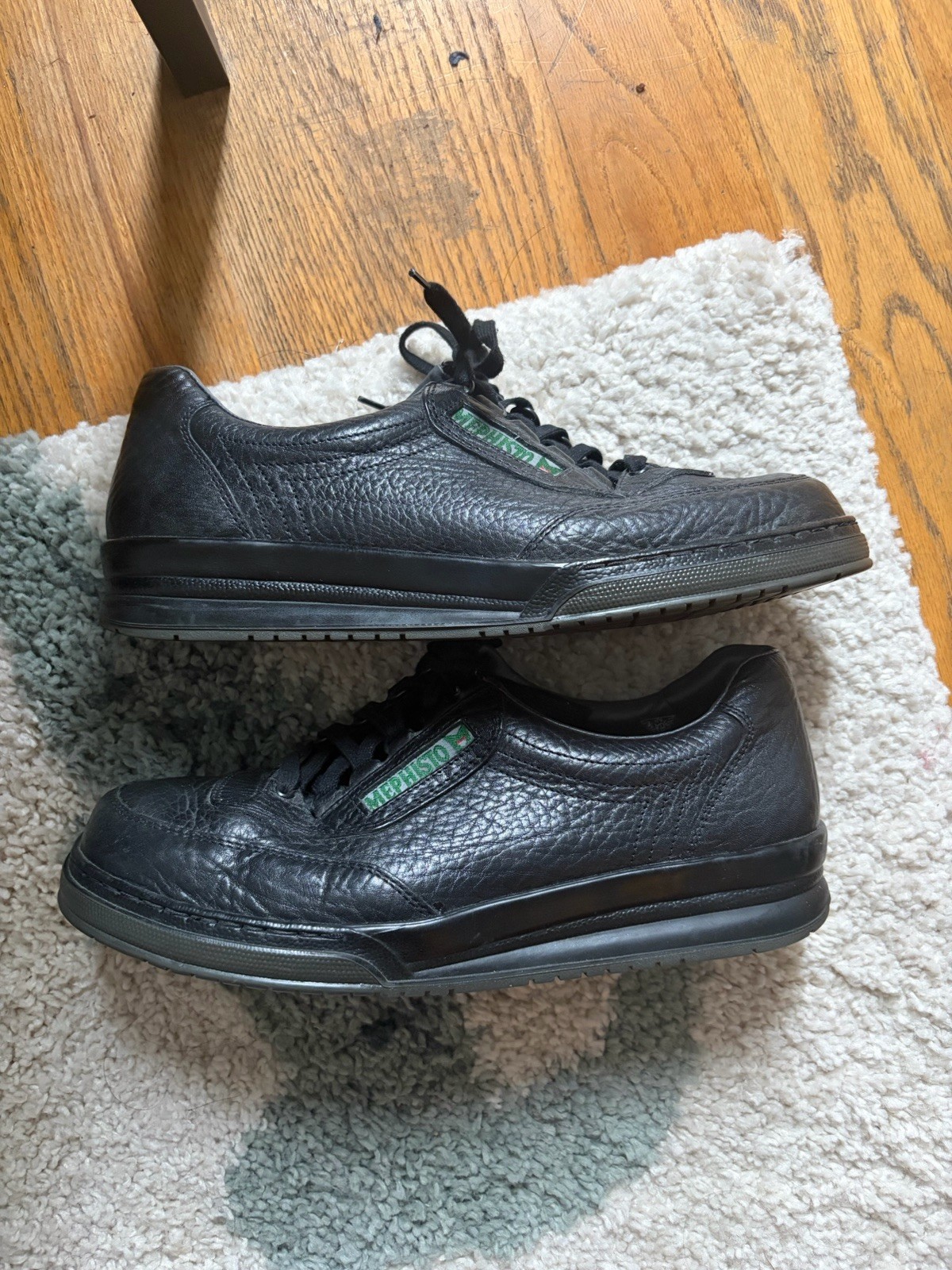 Mephisto Match Black Leather Men’s US 10 Mephisto Match Black Leather Men’s US 10
