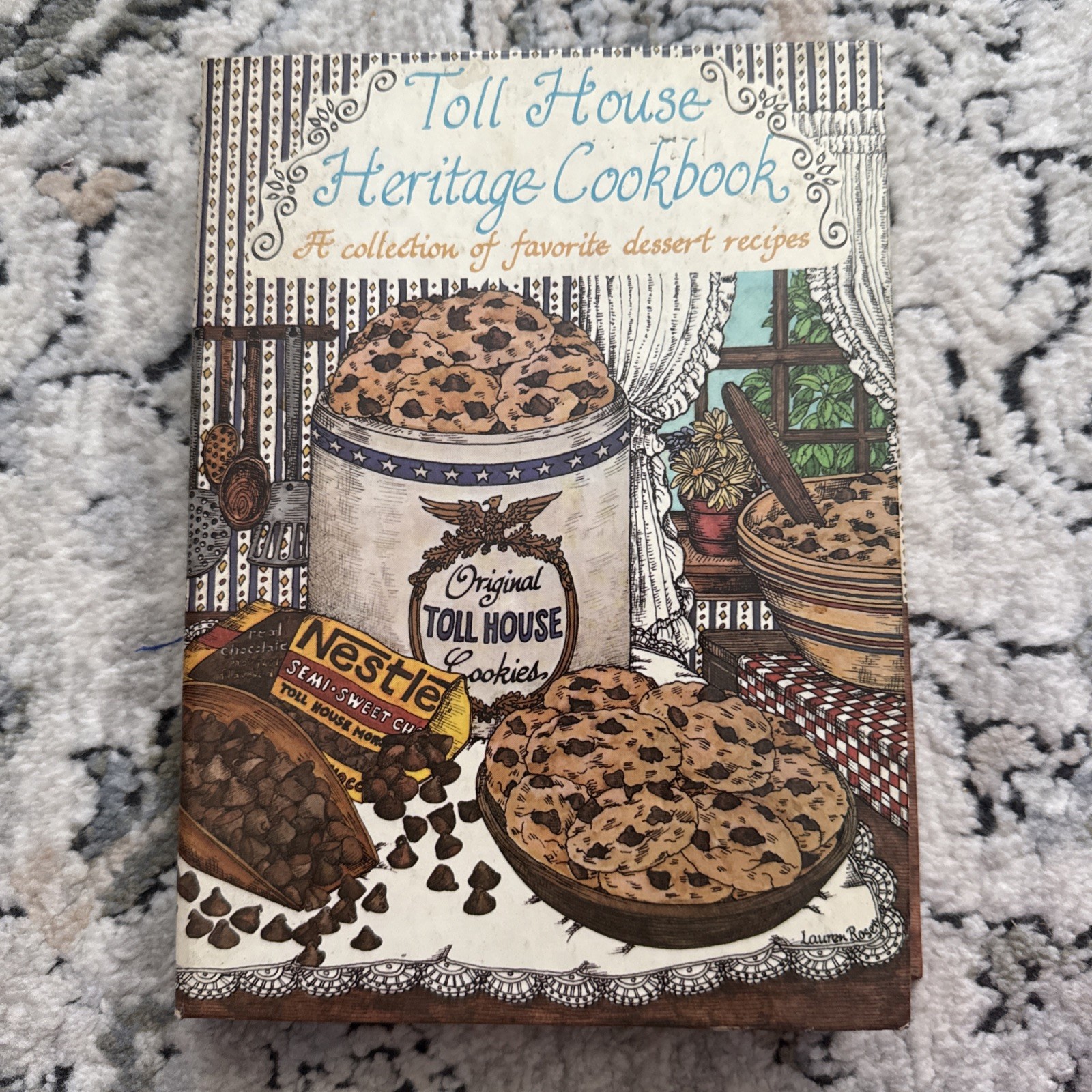 Vintage Nestle Toll House Heritage Cookbook 1980 1st Print Spiral Dessert Recipe