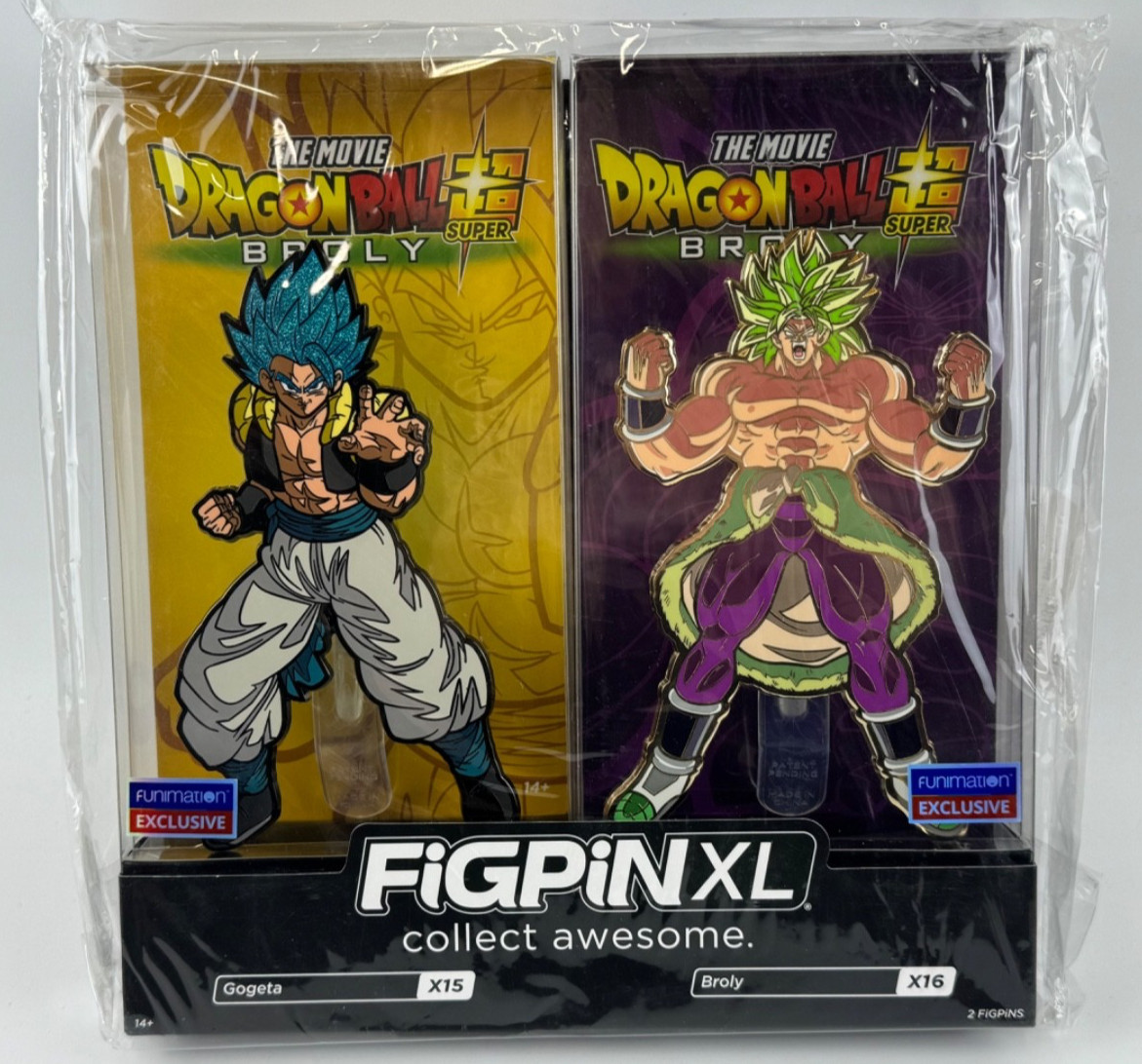 Dragon Ball Super - Gogeta & Broly FiGPiN 2-Pack (XL) (#X15 & #X16) Dragon Ball Dragon Ball Super - Gogeta & Broly FiGPiN 2-Pack (XL) (#X15 & #X16) Dragon Ball