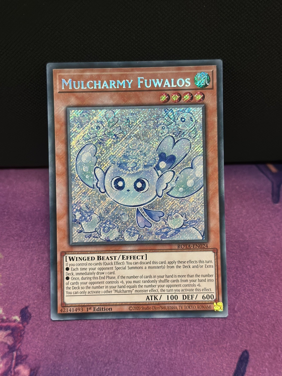  Mulcharmy Fuwalos ROTA-EN024 Secret Rare 1st Ed NM