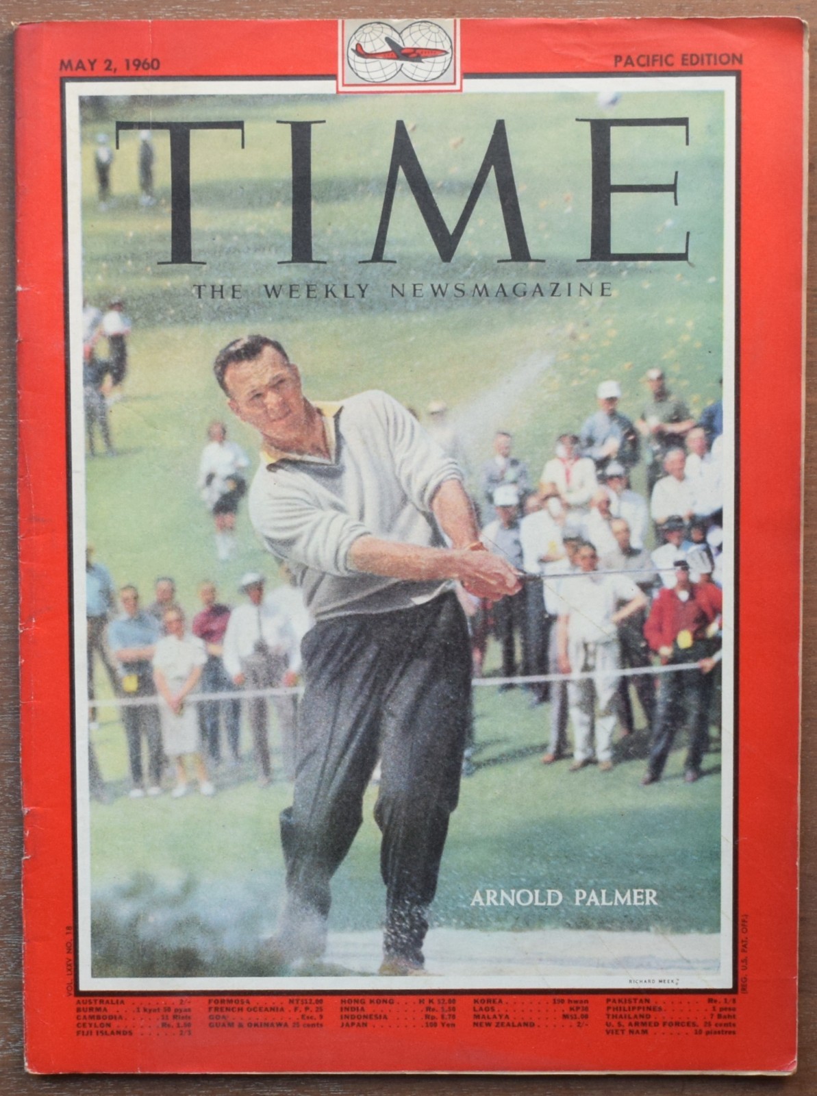 Time Magazine May 1960 Arnold Palmer Golf’s King-Pacific Edition
