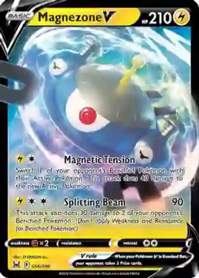 Magnezone V - 056/196 - Ultra Rare (Near Mint) Lost Origin - Lightning Pokémon