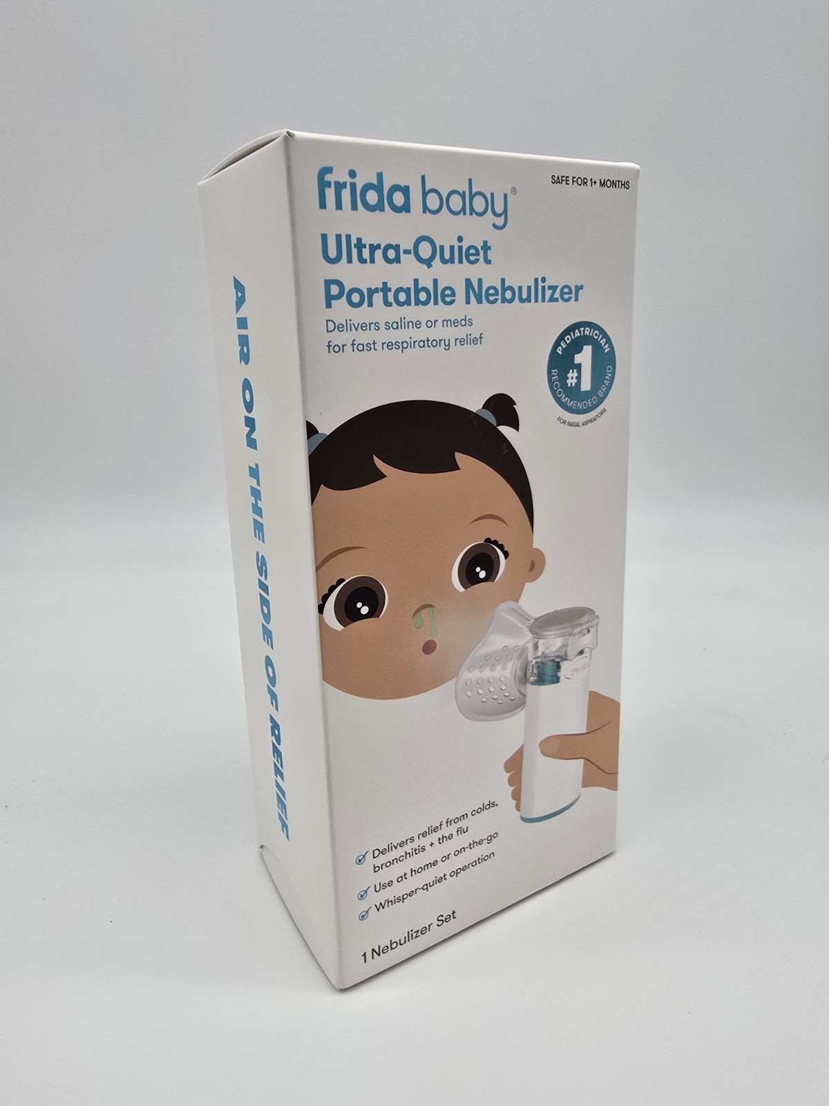 Frida Baby Ultra-Quiet Portable Saline Fine Mist Nebulizer Diffuser -Fast Relief