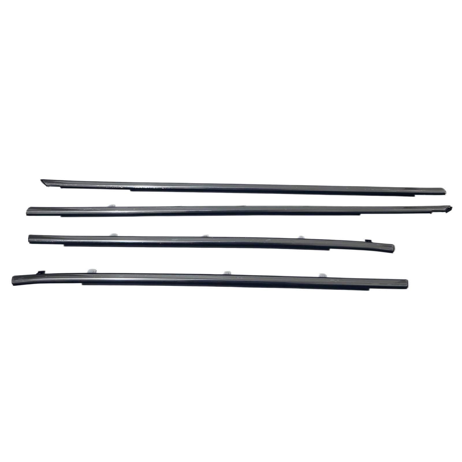 4Pcs Chrome Outside Window Moulding Weatherstrips For Honda Crosstour 2010-2015