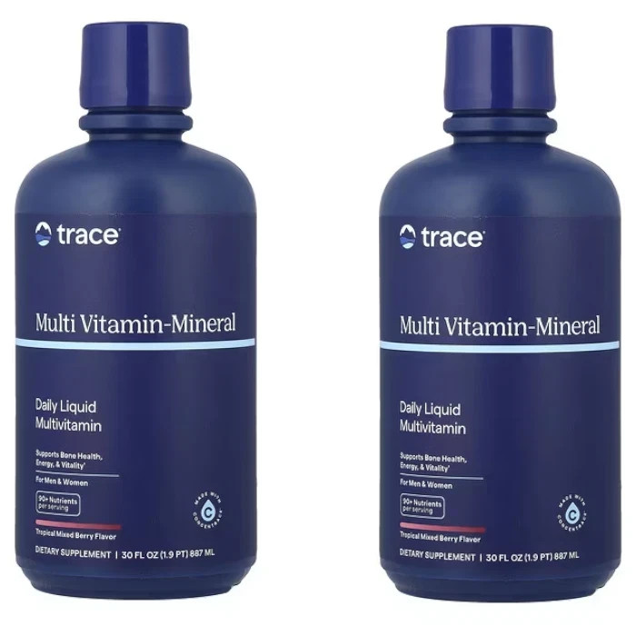Trace Multi Vitamin-Mineral Tropical Mixed Berry 30 fl oz/887 ml Each (Pack 2)