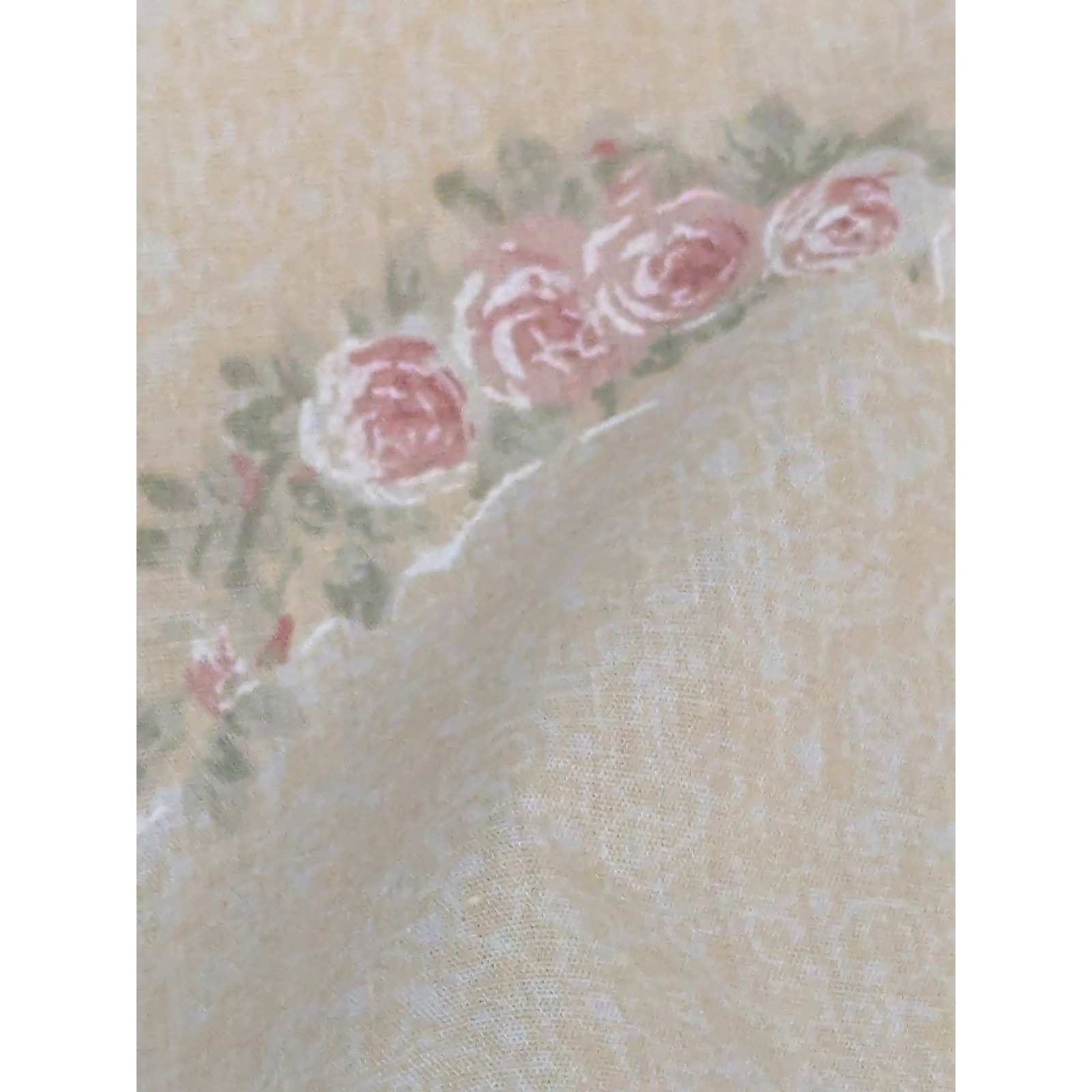 3 Pc Lot Vintage 1998 Daisy Kingdom Rose Lace Fabric total  6 Yds 22in by  45W
