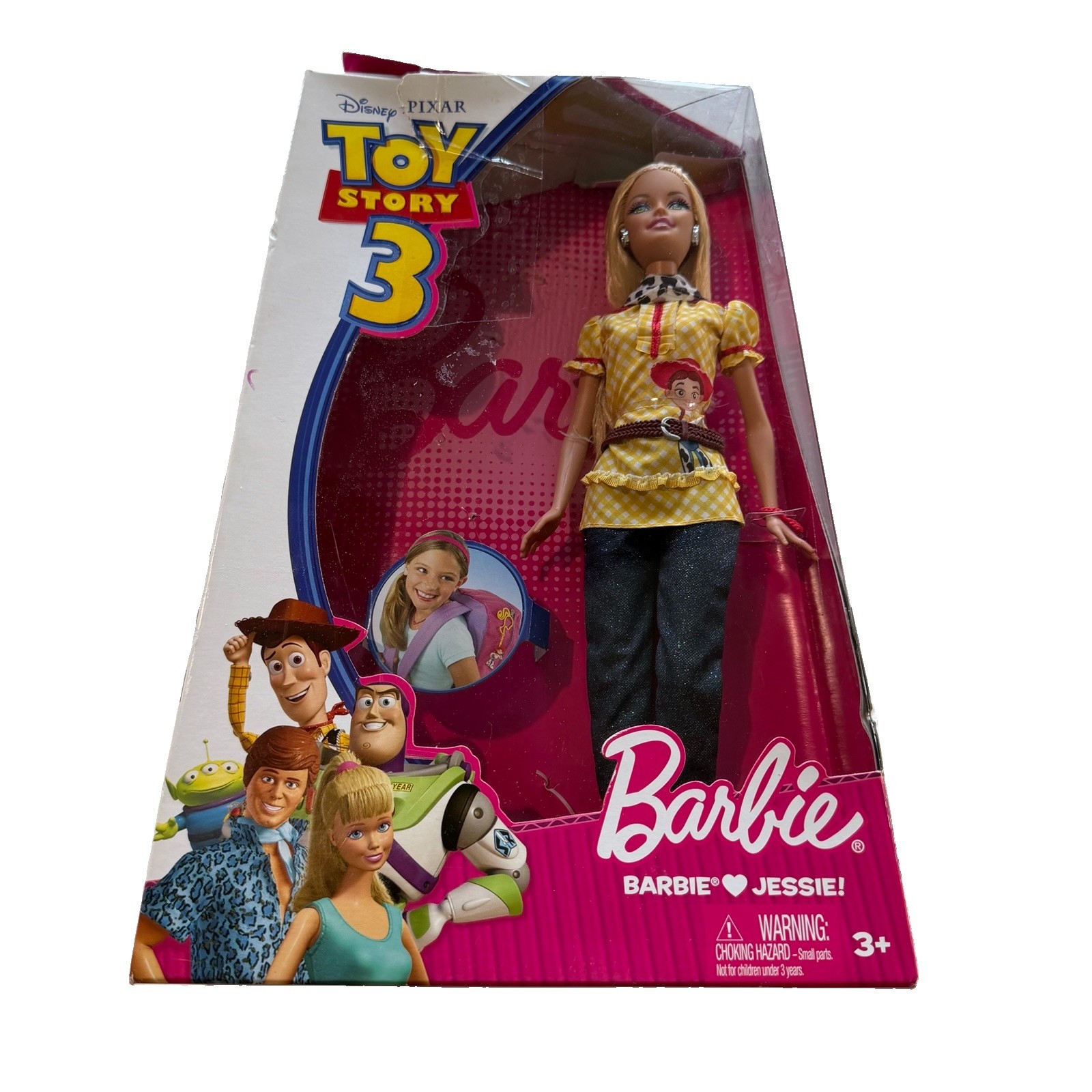TOY STORY 3 Barbie Loves Jessie Doll MISSING Jessie Key Chain 2009 Mattel Disney