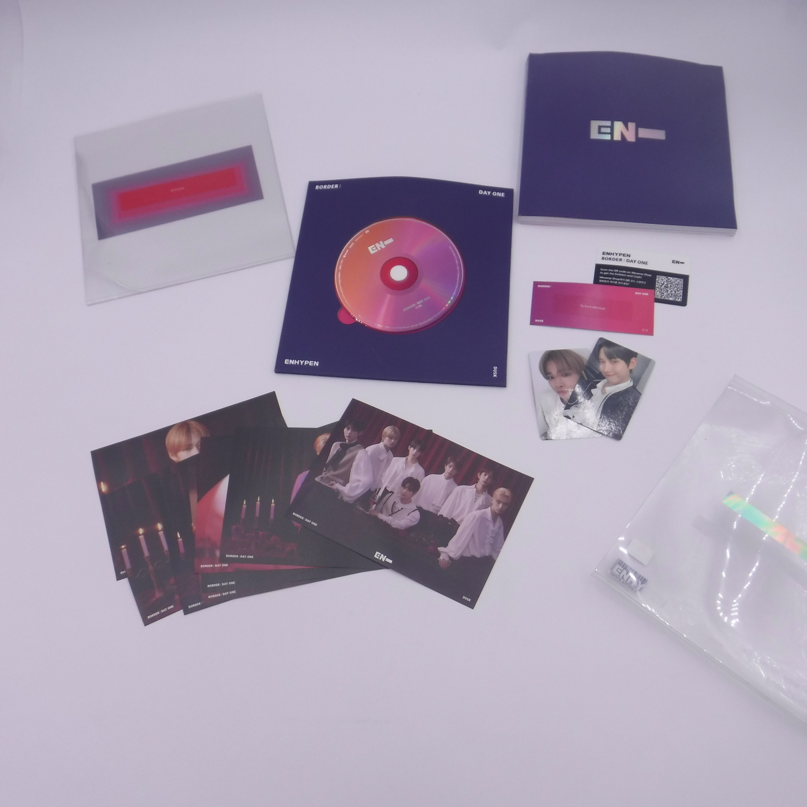 ENHYPEN Border: Day One CD & Photo Book Dusk Cover Version CMDC 11590