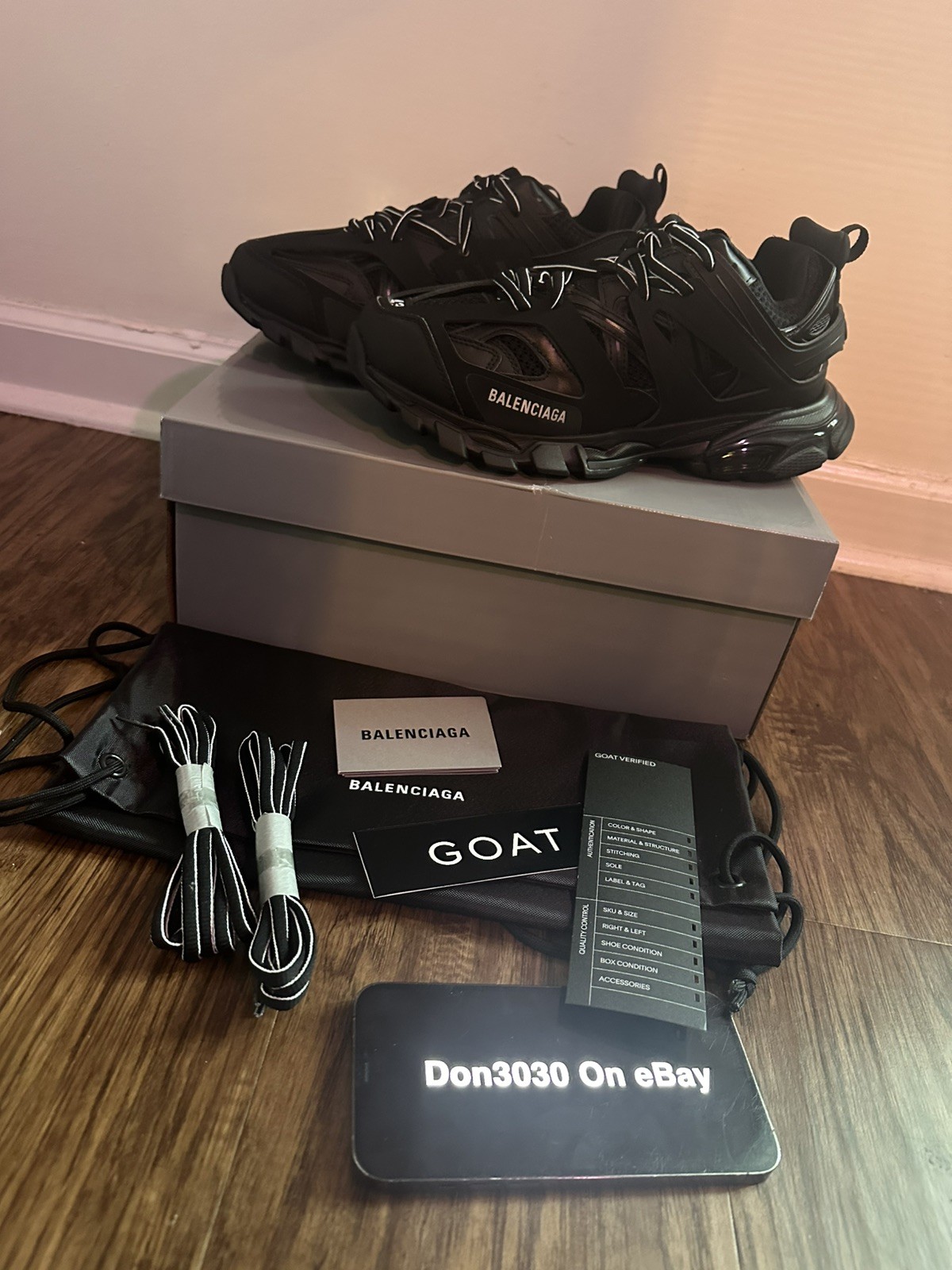 (2026) Balenciaga Track Sneaker ‘Triple Black’ - Size 10 US / 43 EU