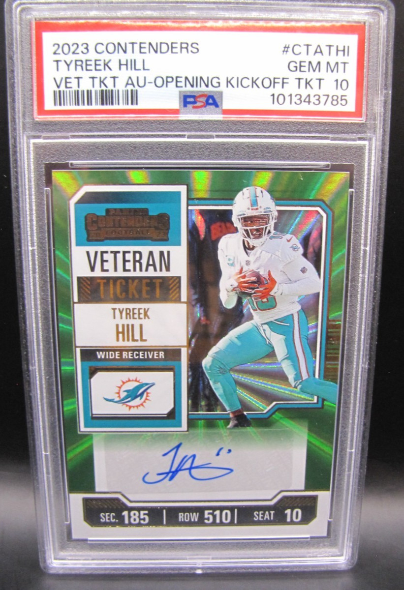 2023 Panini Contenders Veteran Ticket Autographs Vet Tkt Au-Opening Kickoff Tkt