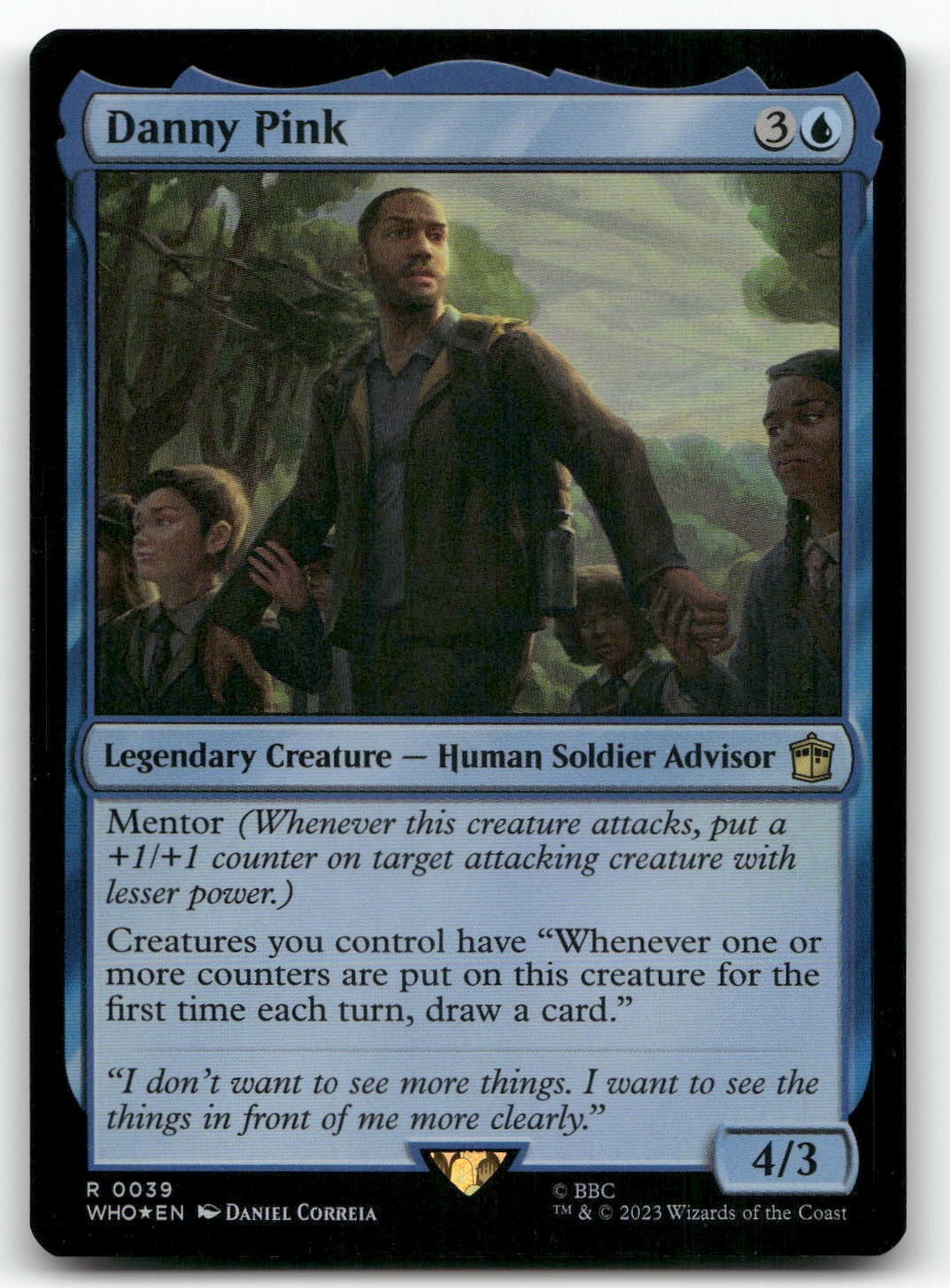 Danny Pink #39 (Foil) (NM) Doctor Who WHO Magic MTG