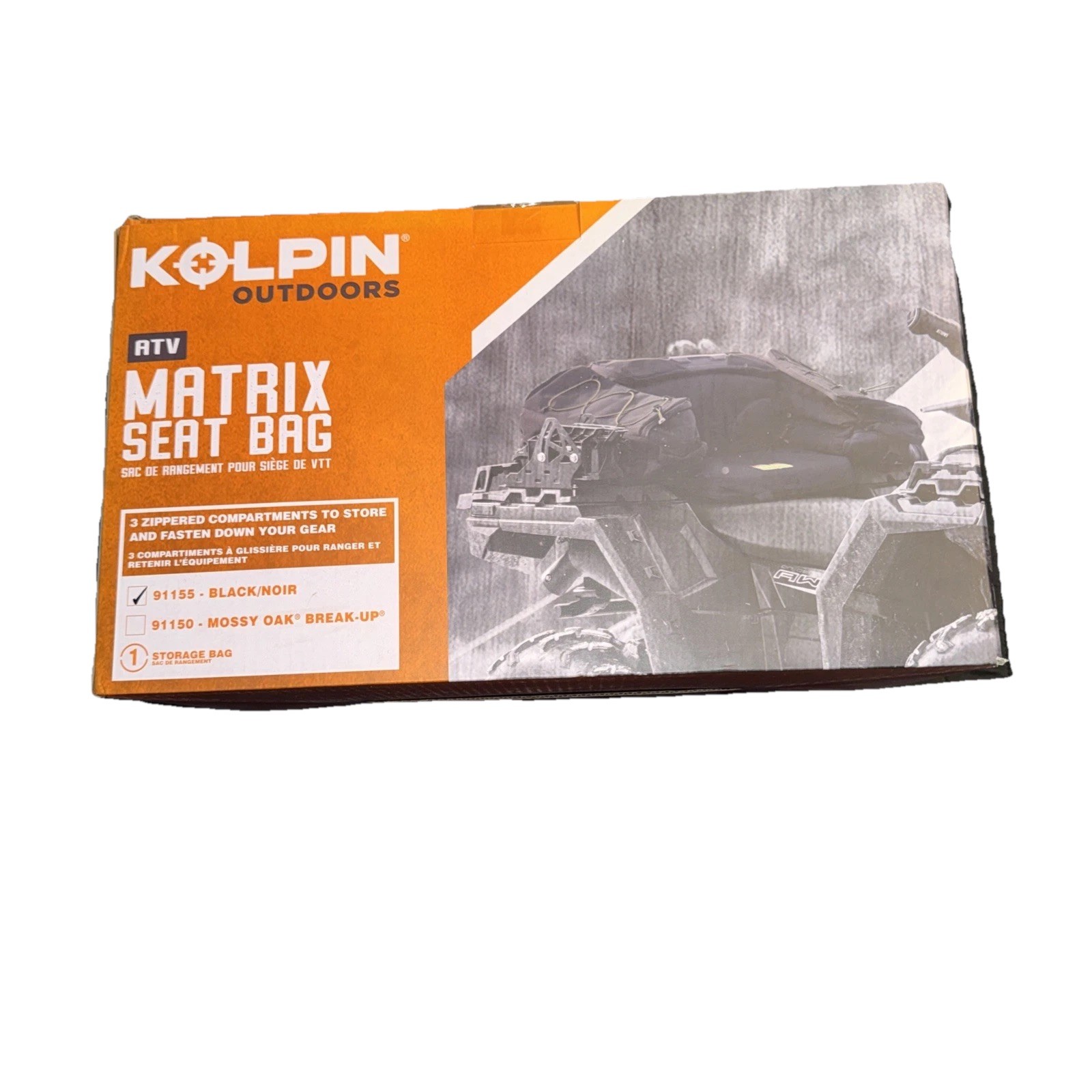 Kolpin Black Matrix Seat Bag - 91155. 350 Kolpin Black Matrix Seat Bag - 91155. 350