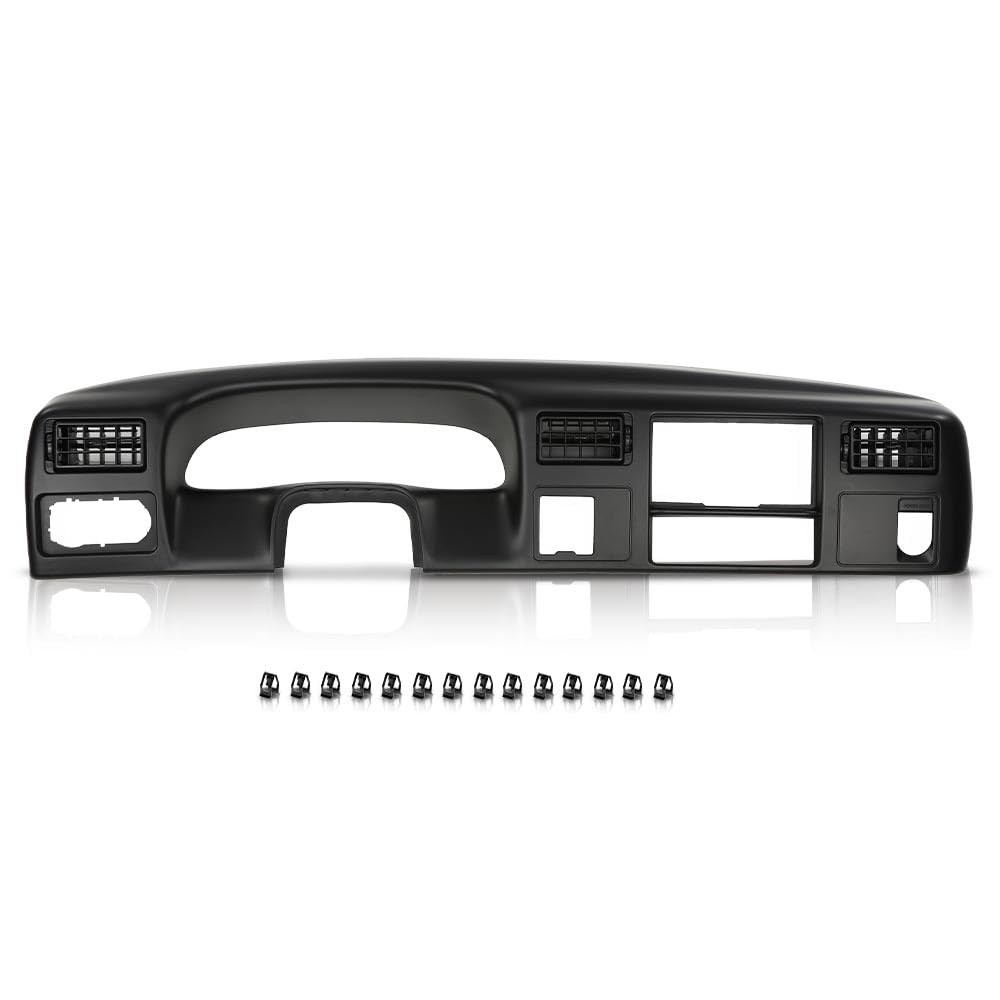 Dash Bezel Radio Cluster Trim Panel 4x4 Black