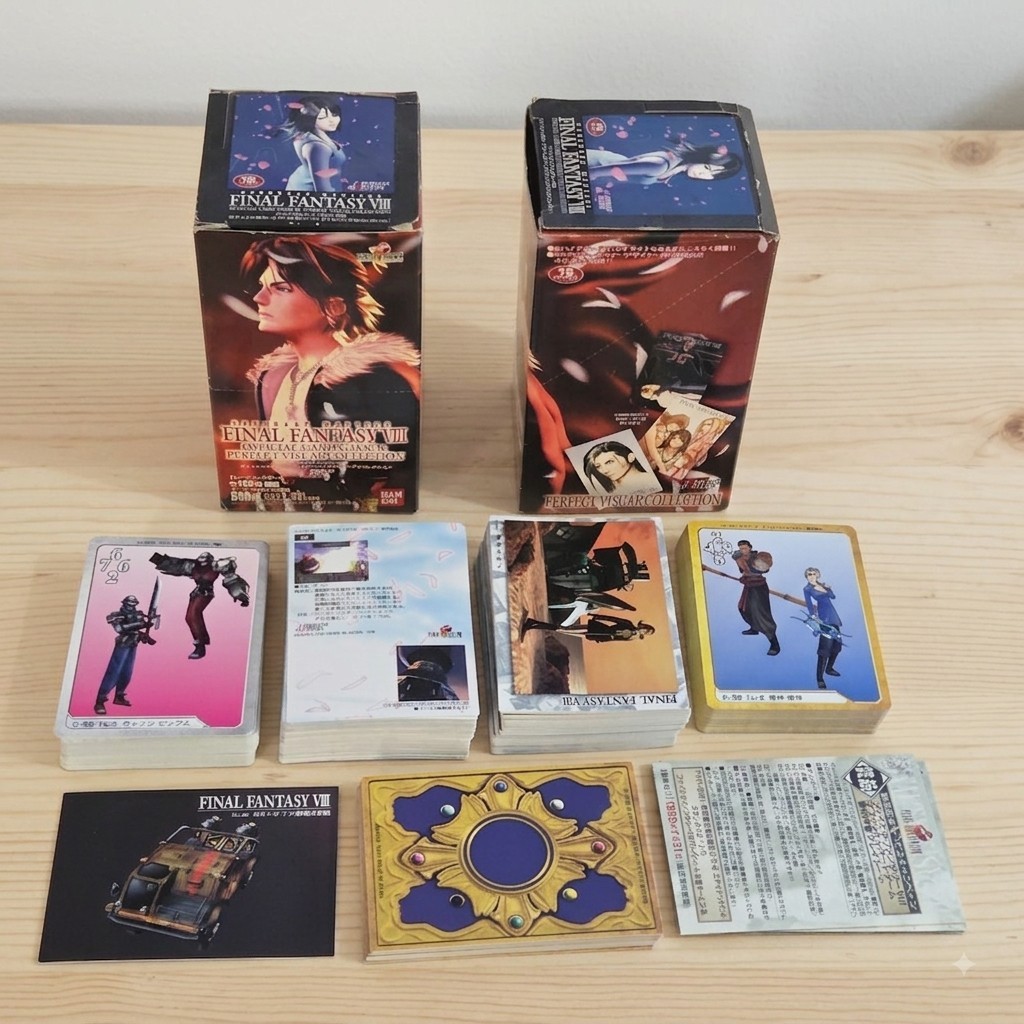 Final Fantasy VIII Triple Triad Complete Set 1999 Bandai Carddass Open Box Final Fantasy VIII Triple Triad Complete Set 1999 Bandai Carddass Open Box