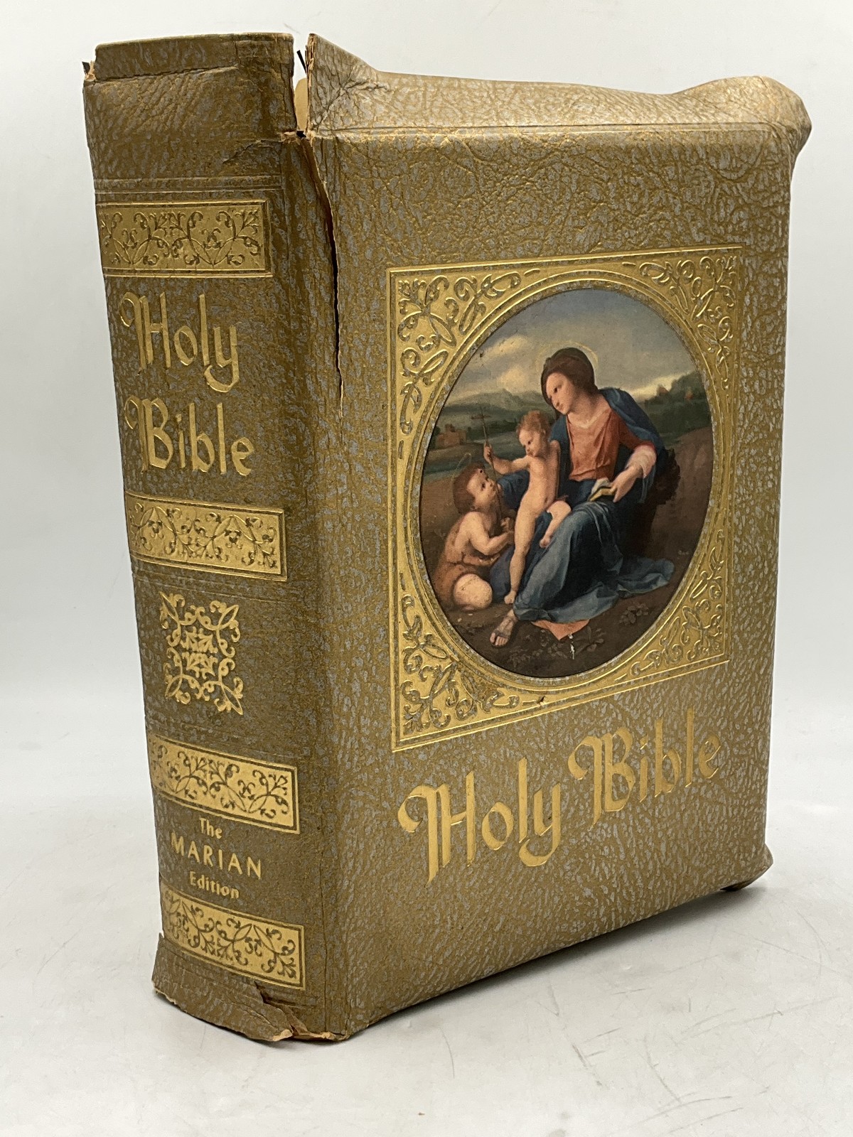 Holy Bible The Marian Edition Confraternity Of Christian Doctrine HC 1957
