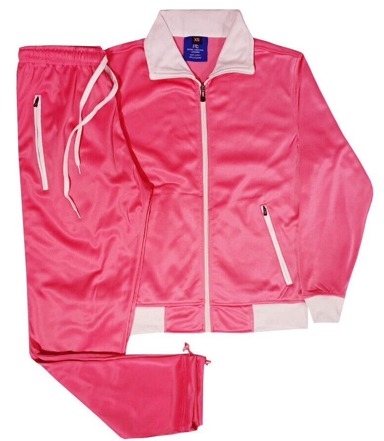 Women\'s Solid 2-piece Straight Leg Tracksuit Active Jacket & Pants