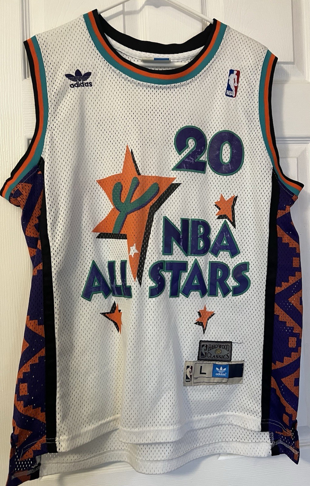 Adidas Hardwood Classics 1995 NBA All Stars Jersey #20 Payton