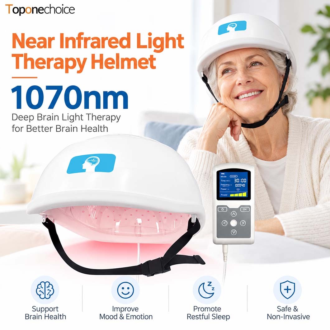 1070nm NIR Light Therapy Helmet Brain Stimulation for Parkinson Alzheimer Stroke
