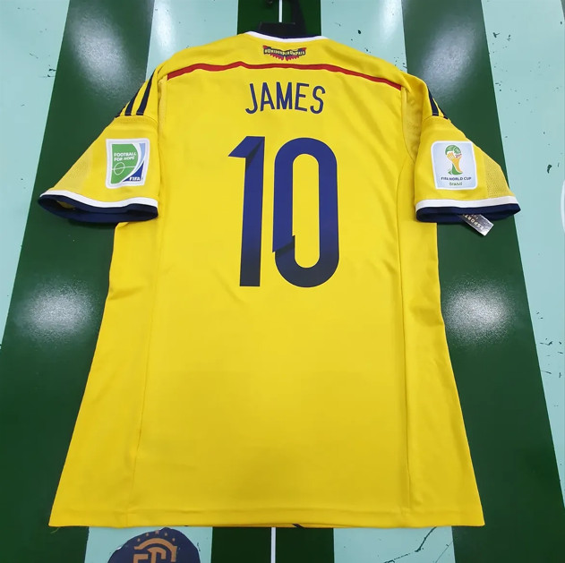 Colombia 2014 World Cup Jersey - James Rodriguez #10